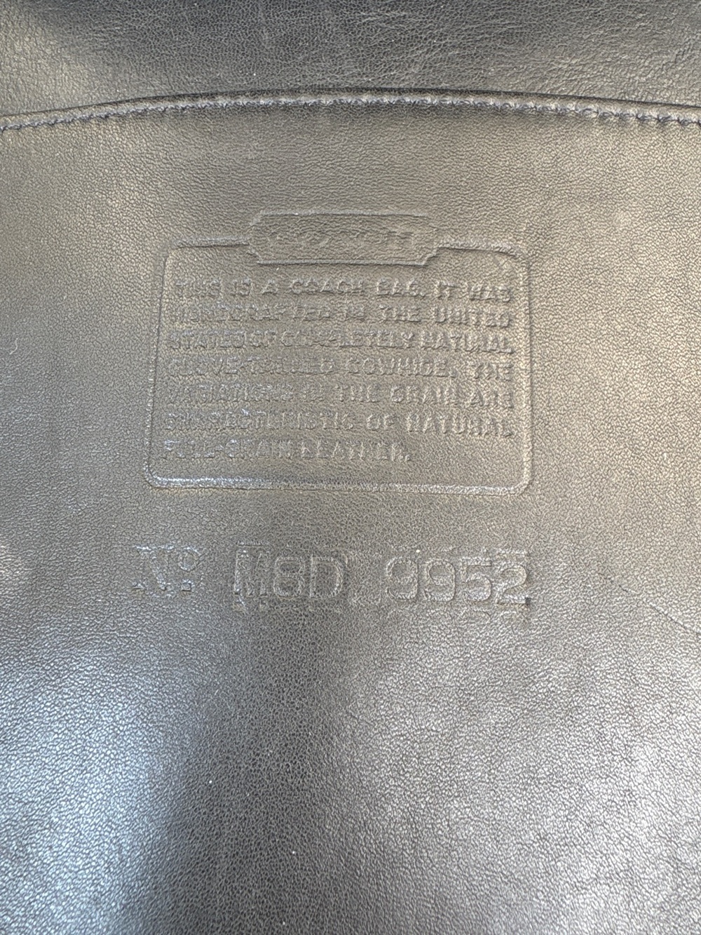 Coach Vintage 1998 Lula’s Legacy Black USA 9952 - Picture 3 of 12